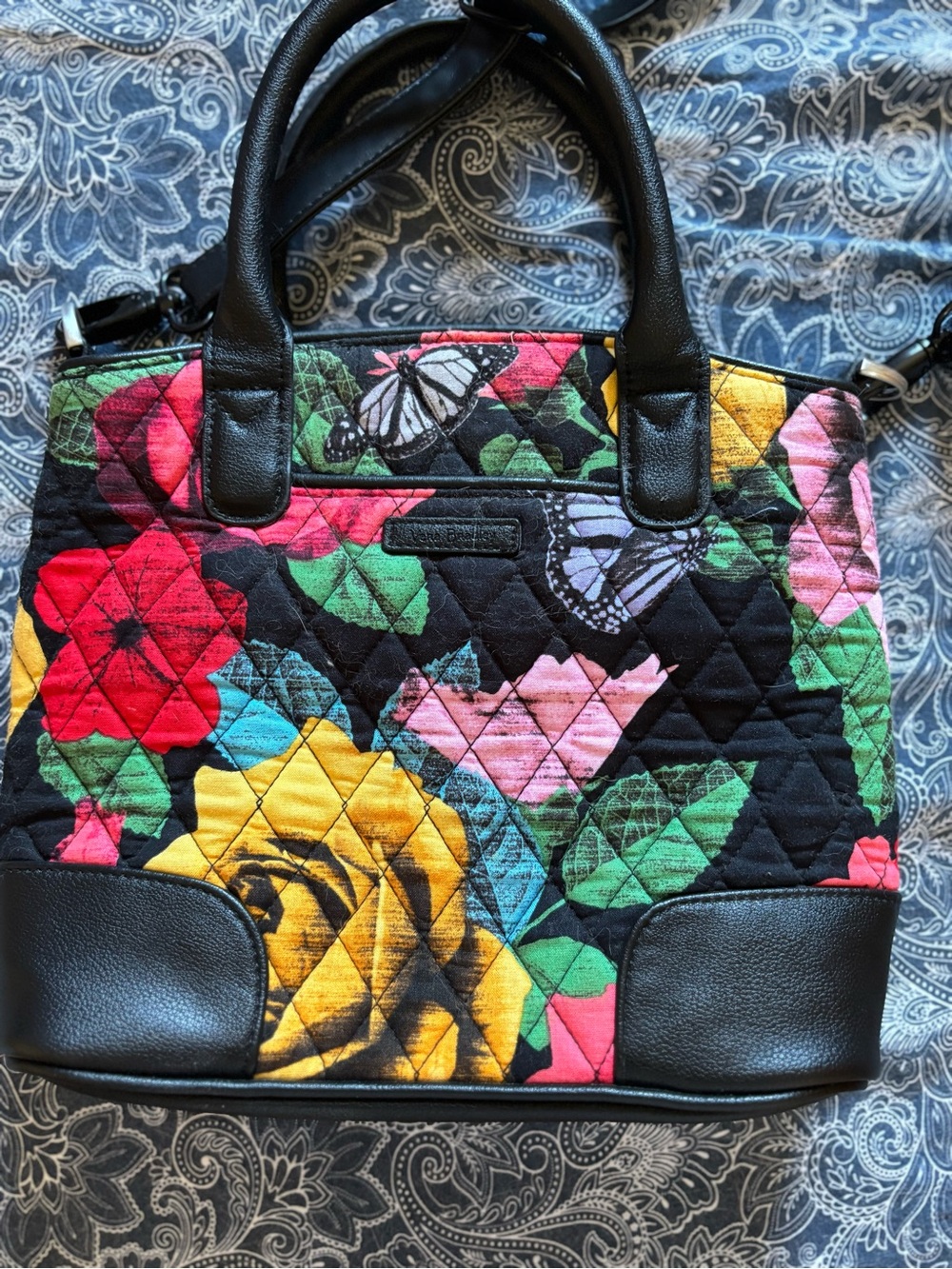 Vera Bradley Day Off Satchel in Havana Rose